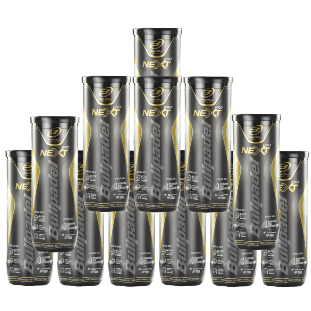 Pack de 12 tubes de balles Bullpadel Next Pro