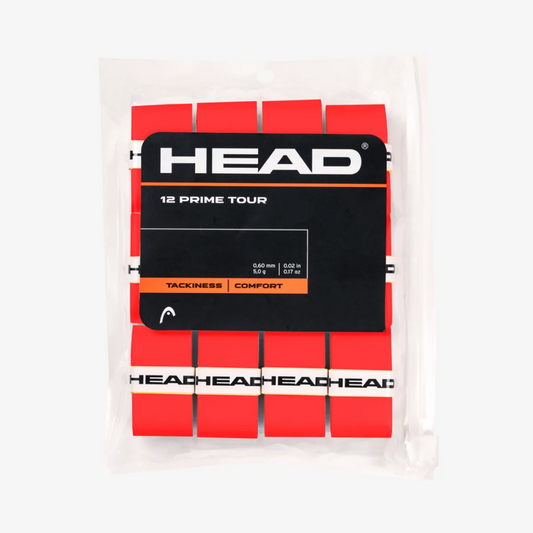 Pack de 12 Surgrips Head Prime Tour Rouge