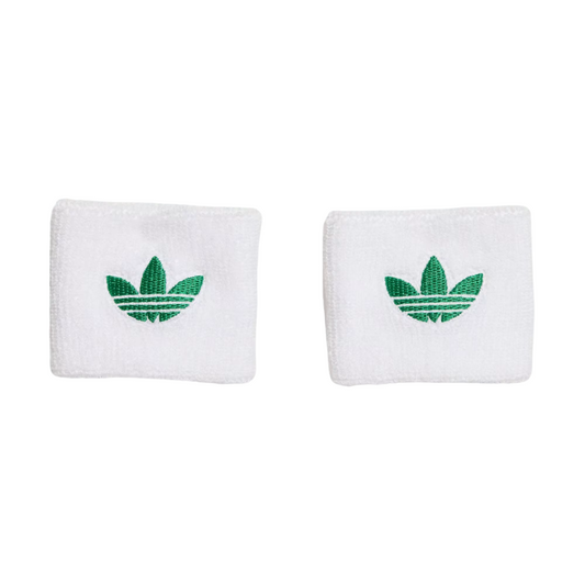 Poignets Éponge Adidas S Blanc/Vert x2
