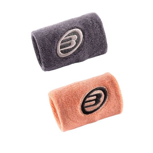 Poignets Éponge Bullpadel BPMU253 I Noir/Orange x2