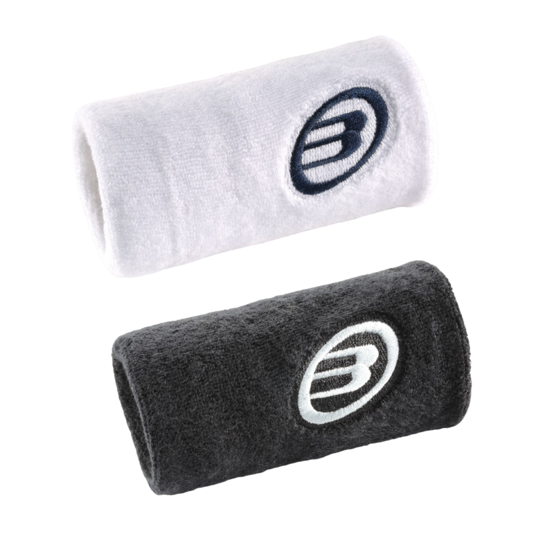 Poignets Éponge Bullpadel BPMU254 I Blanc/Noir x2