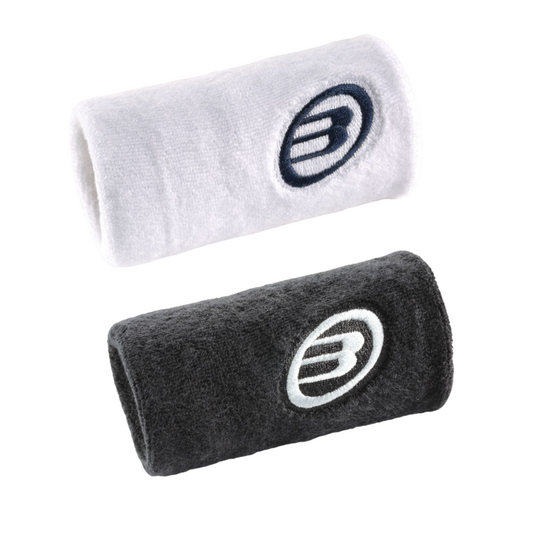 Poignets Éponge Bullpadel BPMU254 I Blanc/Noir x2