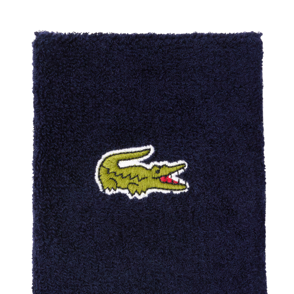 Poignets Éponge Lacoste Sport Jersey Stretch Bleu Marine x2 - Esprit Padel Shop