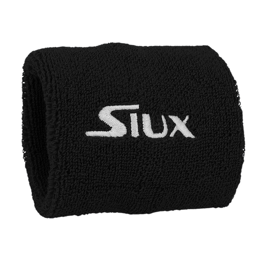 Poignets Éponge Siux Club Blanc/Noir x2