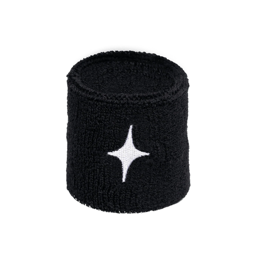 Poignets Éponge Starvie Star Noir x2