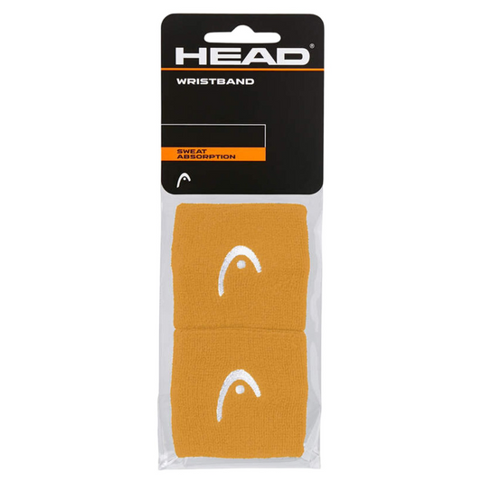 Poignets Éponge Head 2.5" Jaune x2
