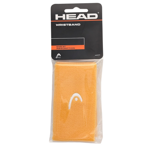 Poignets Éponge Head 5" Jaune x2