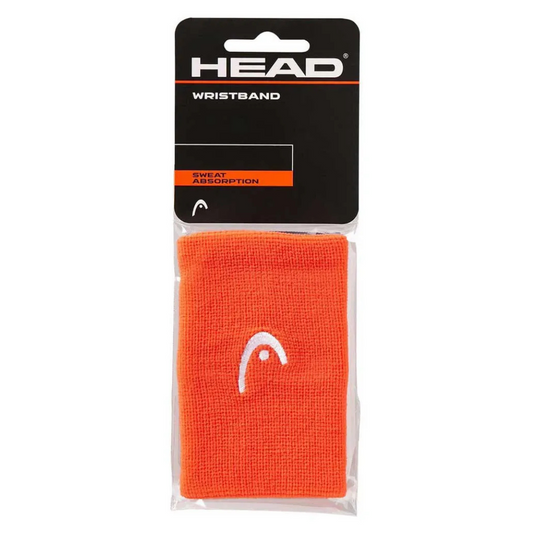 Poignets Éponge Head 5" Orange x2