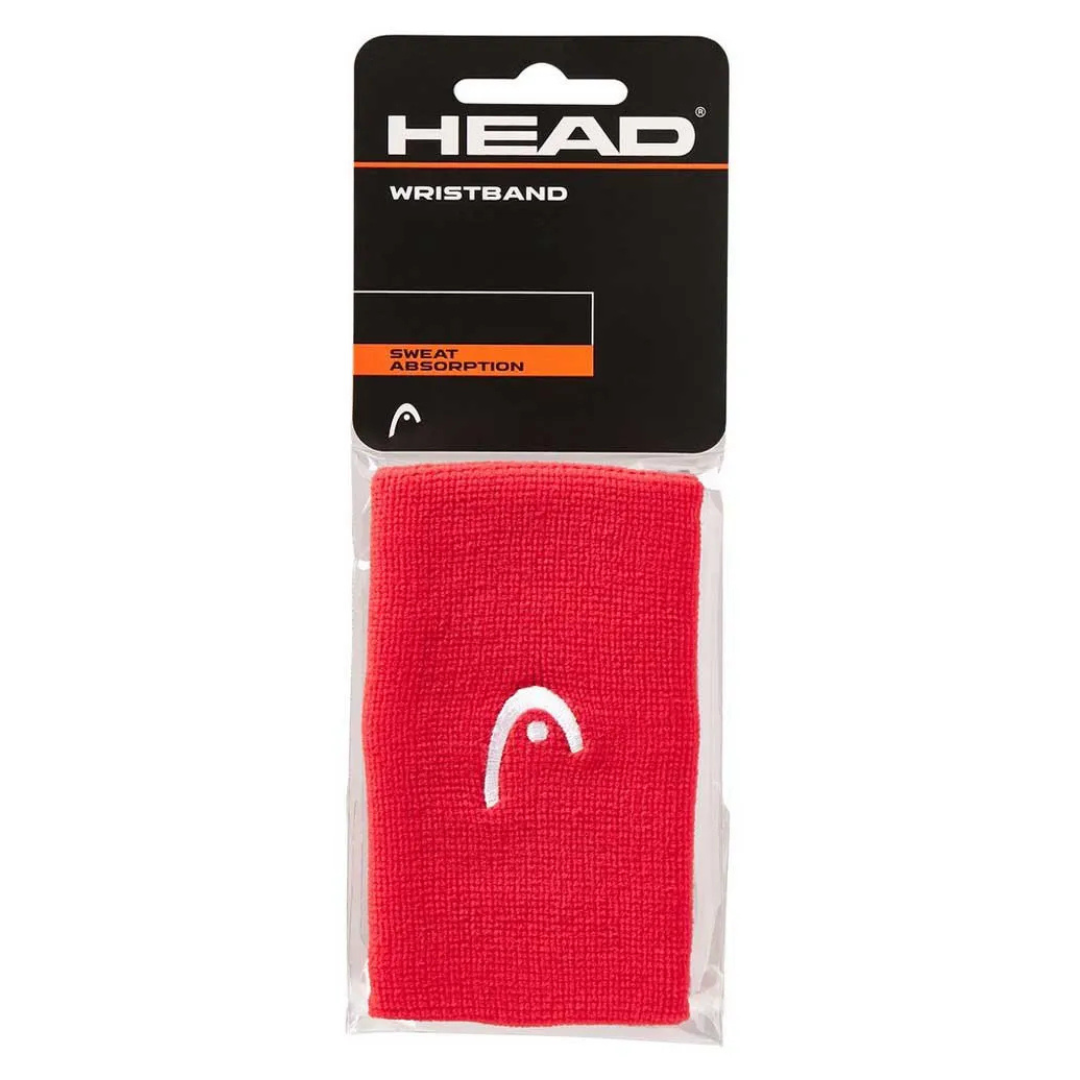 Poignets Éponge Head 5" Rouge x2