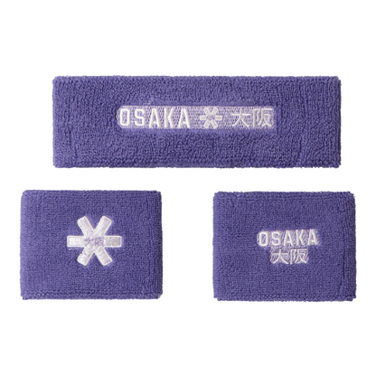 Poignets Éponge et Bandeau éponge Osaka Violet