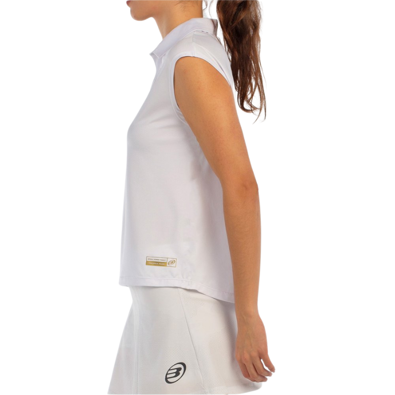 Polo Bullpadel Acido Blanc Femme
