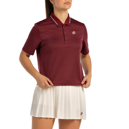 Polo Bullpadel Avia Rouge Femme