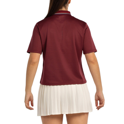 Polo Bullpadel Avia Rouge Femme