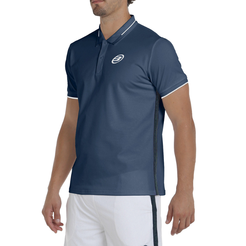 Polo Bullpadel Leiro 25V Bleu Marine