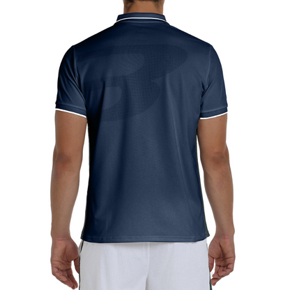 Polo Bullpadel Leiro 25V Bleu Marine