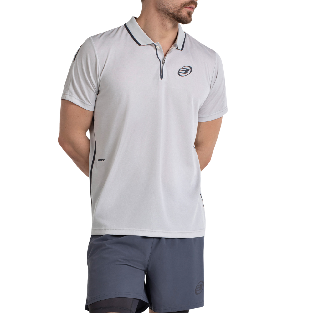 Polo Bullpadel Merte Gris Clair