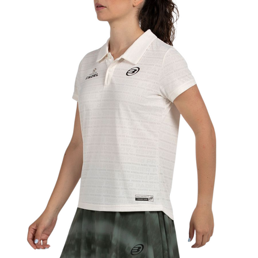 Polo Bullpadel Payerne Blanc Femme