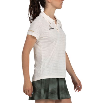 Polo Bullpadel Payerne Blanc Femme