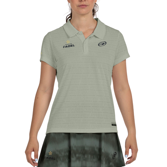 Polo Bullpadel Payerne Vert Femme