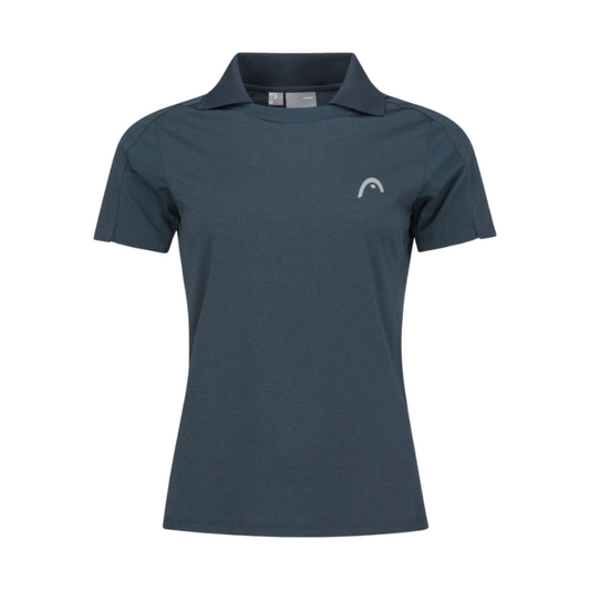 Polo Head Padel Tech Bleu Marine Femme
