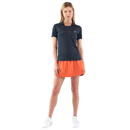 Polo Head Padel Tech Bleu Marine Femme