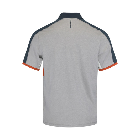Polo Head Tech Gris/Orange