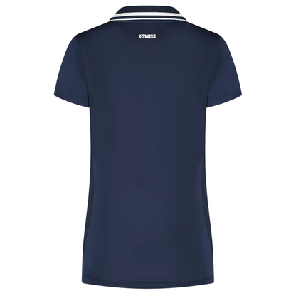 Polo K-Swiss Hypercourt Bleu Marine Femme