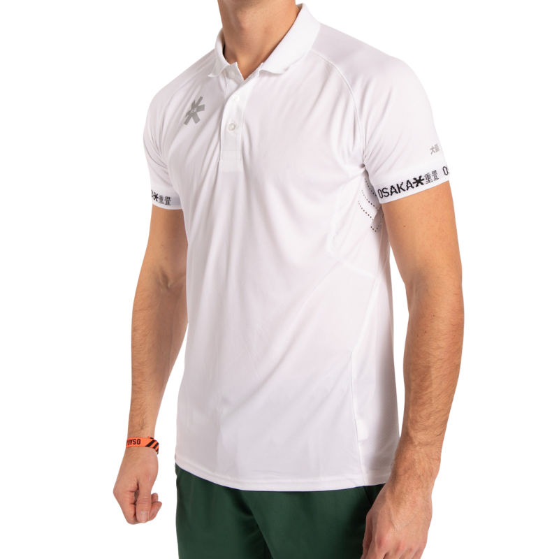 Polo Osaka Jersey Blanc