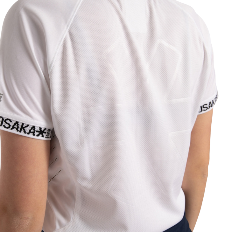 Polo Osaka Jersey Blanc Femme