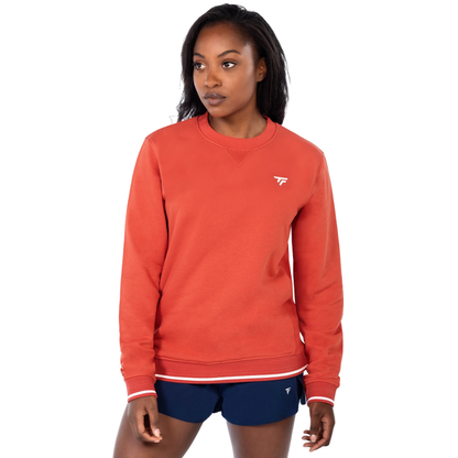 Pull Tecnifibre Team Terry Rouge Unisexe