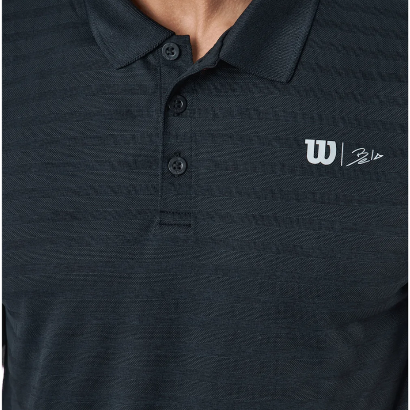 Polo Wilson Bela Stripe II Noir