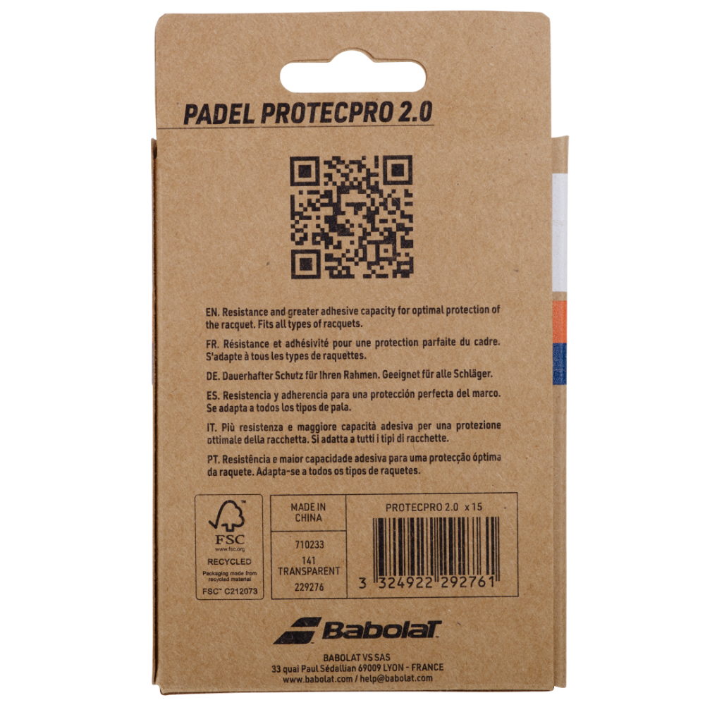 Protection de cadre Babolat Protecpro x15 - Esprit Padel Shop