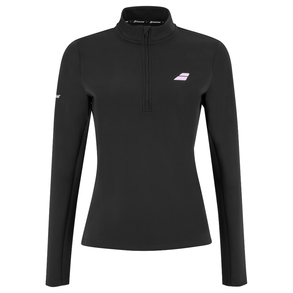 Pull Babolat Compete Long Sleeve Tee Noir Femme - Esprit Padel Shop
