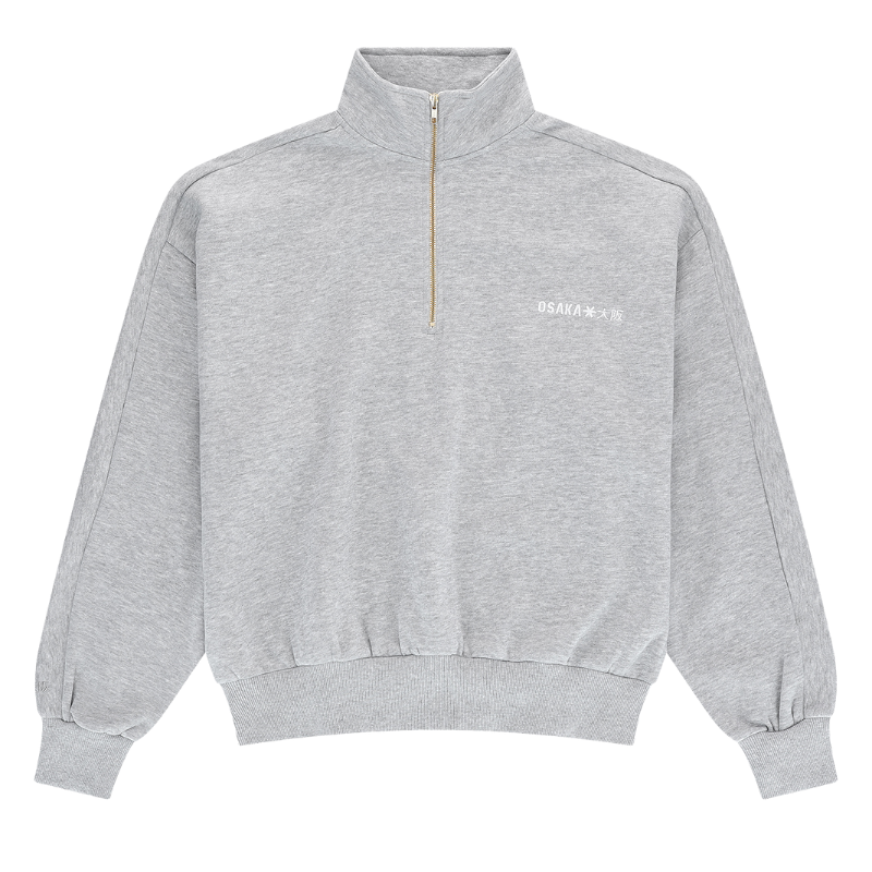 Pull Osaka Half Zip Gris
