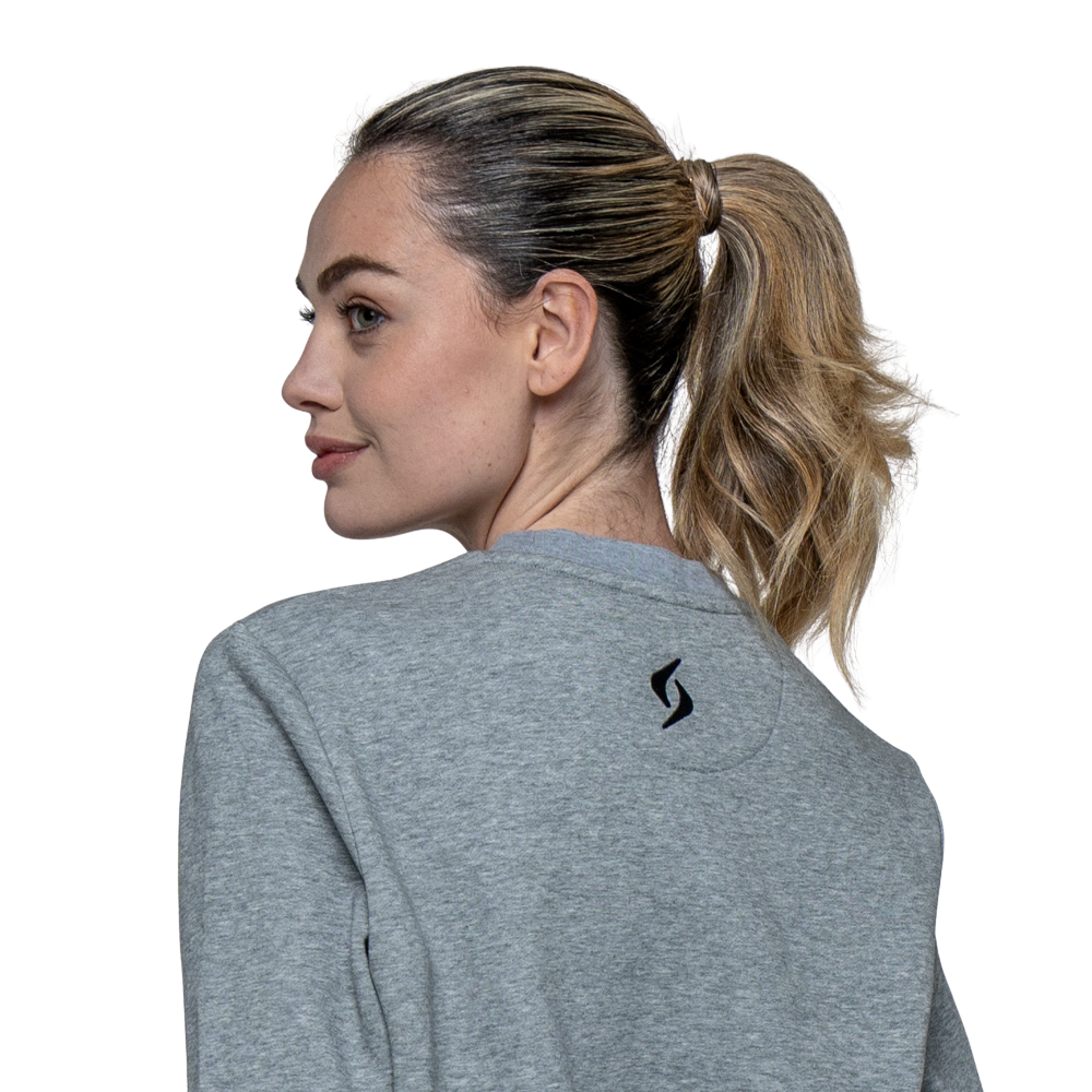 Pull Siux Basic Gris Unisexe - Esprit Padel Shop