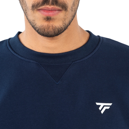 Pull Tecnifibre Team Terry Bleu Marine Unisexe
