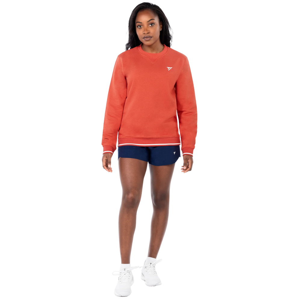 Pull Tecnifibre Team Terry Rouge Unisexe