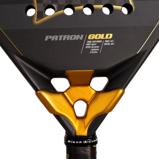 Raquette de padel Black Crown Patron Gold 2025