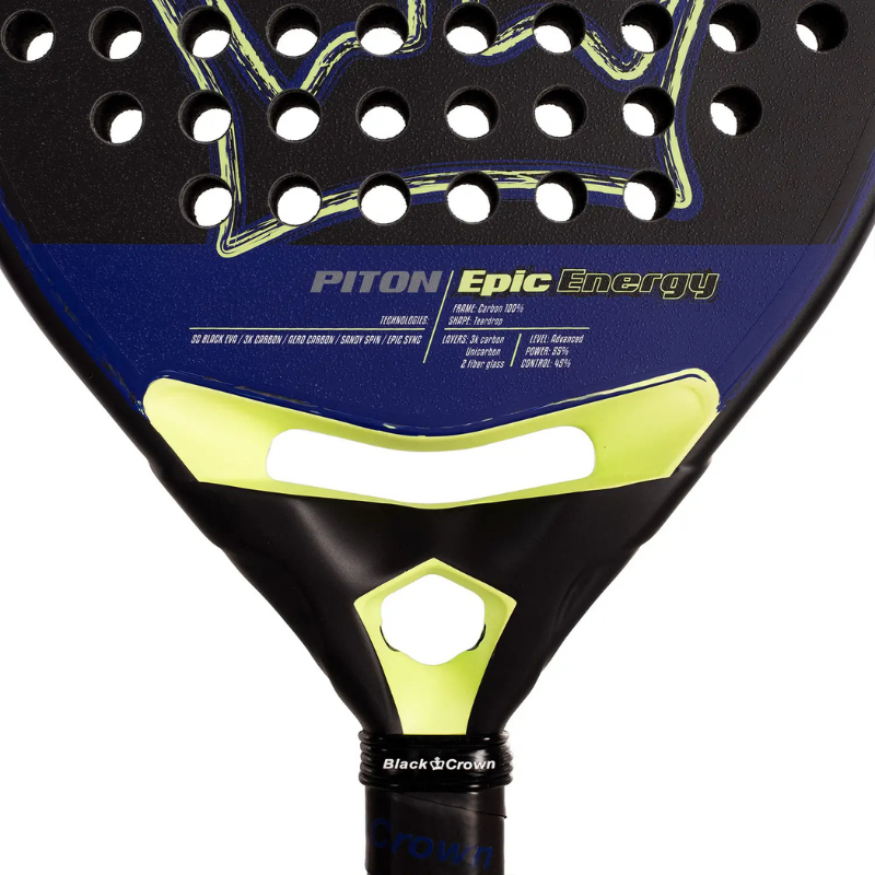 Raquette de padel Black Crown Piton Epic Energy 2025