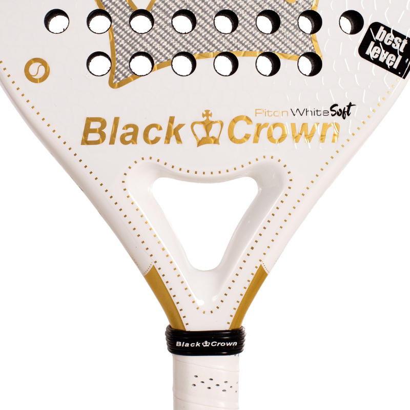 Raquette de padel Black Crown Piton White Soft 2025