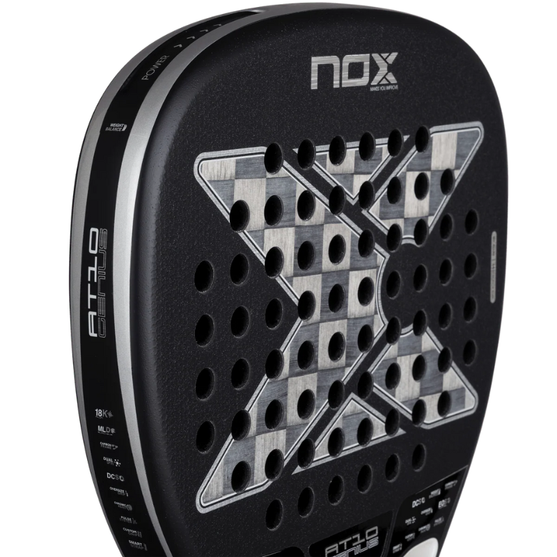 Raquette de padel Nox AT10 Genius Attack 18k Alum 2026