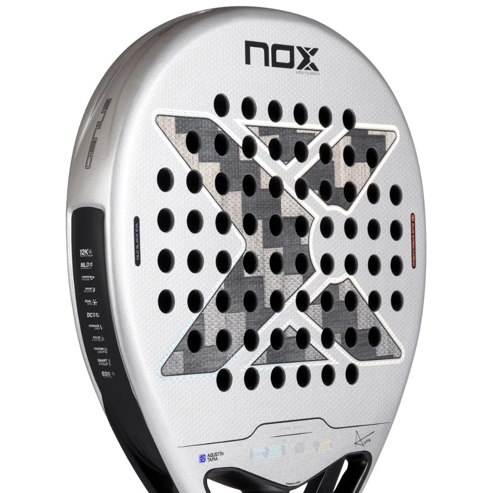 Raquette de padel Nox Genius 12K Alum Xtrem by Agustín Tapia 2027 - Esprit Padel Shop