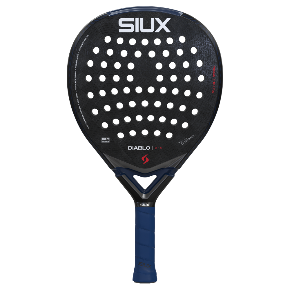 TEST CLUB - Raquette de padel Siux Diablo Pro 5 Bleu Marine 2026
