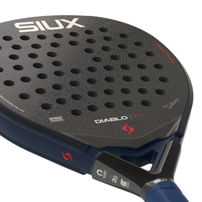 TEST CLUB - Raquette de padel Siux Diablo Pro 5 Bleu Marine 2026