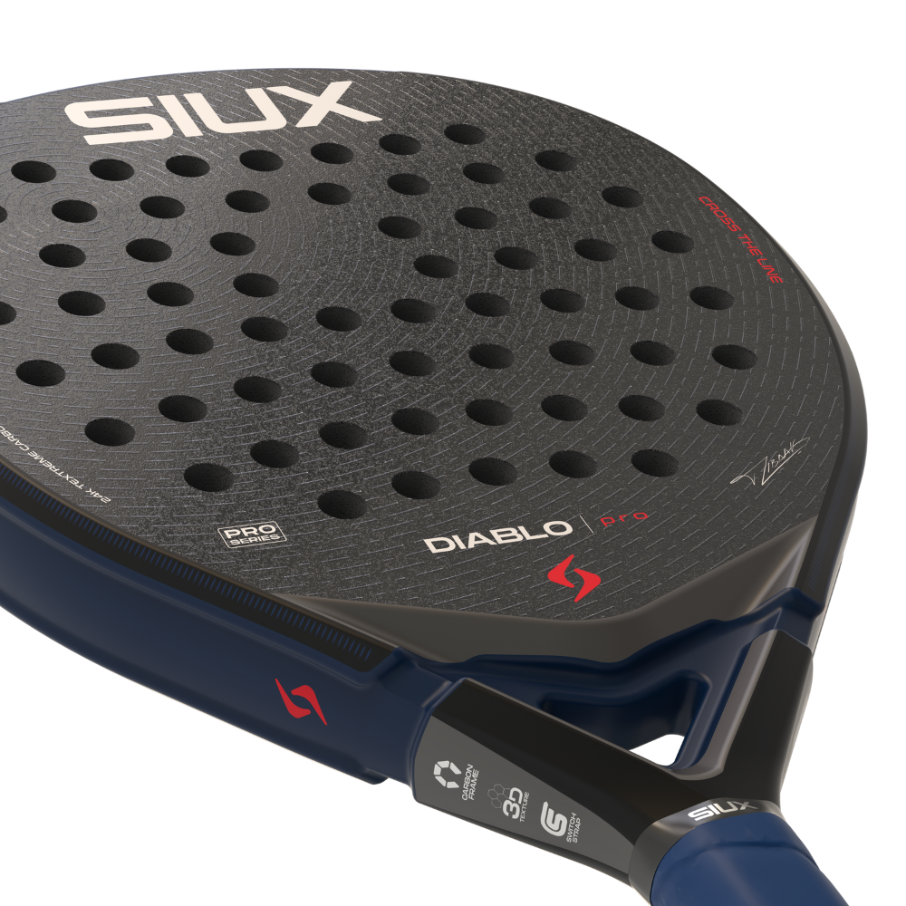 TEST CLUB - Raquette de padel Siux Diablo Pro 5 Bleu 2026