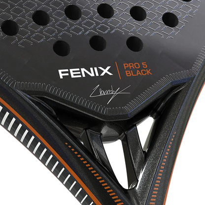 Raquette de padel Siux Fenix Pro V Black Edition by Leo Augsburger 2025