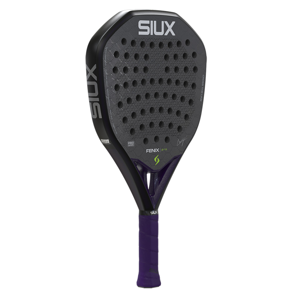Raquette de padel Siux Fenix Pro VI Black Edition by Leo Augsburger 2026