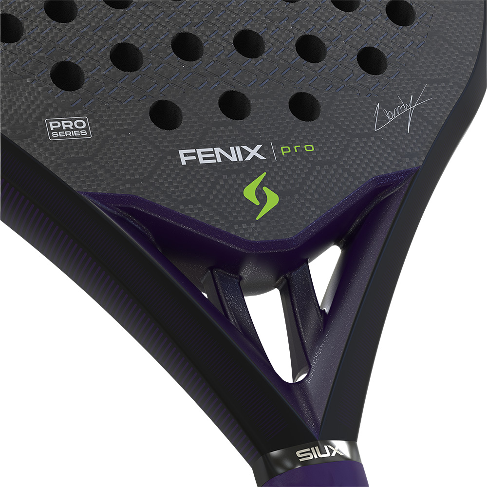 TEST CLUB - Raquette de padel Siux Fenix Pro VI Black Edition by Leo Augsburger 2026