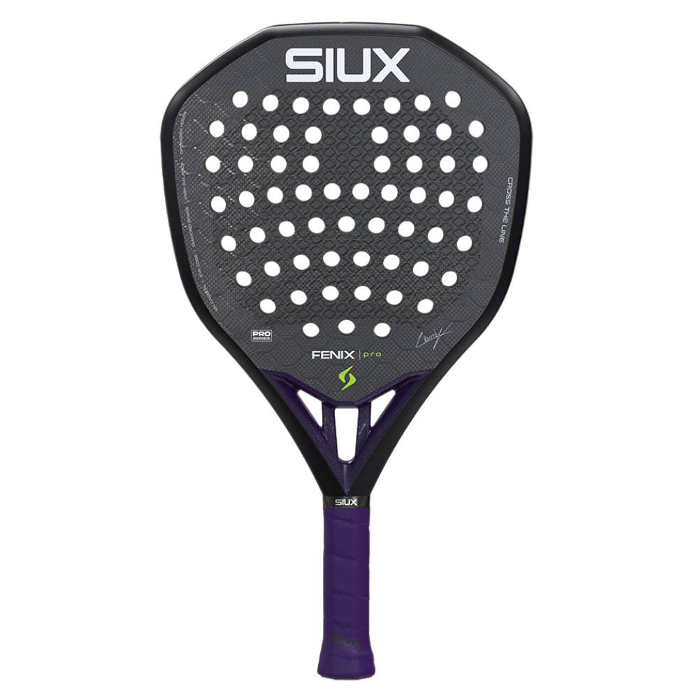 TEST CLUB - Raquette de padel Siux Fenix Pro VI Black Edition by Leo Augsburger 2026