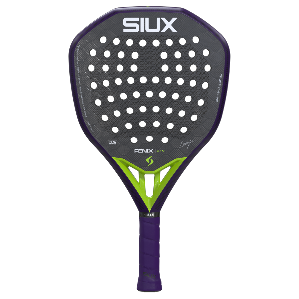 Raquette de padel Siux Fenix Pro VI Violet By Leo Augsbuger 2026